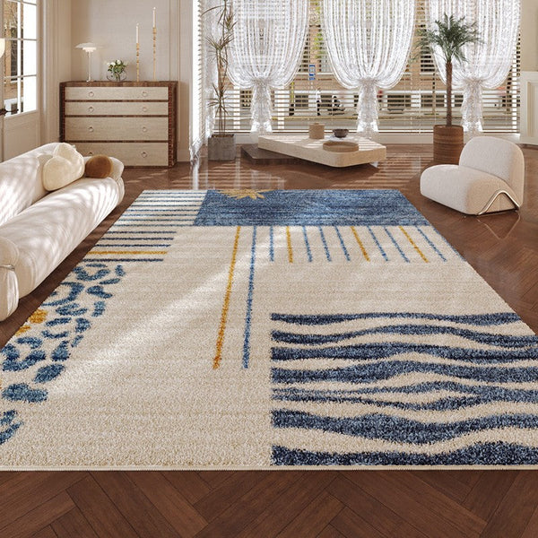 Abstract Contemporary Runner Rugs for Living Room, Modern Runner Rugs Next to Bed, Bathroom Runner Rugs, Kitchen Runner Rugs, Runner Rugs for Hallway-artworkcanvas