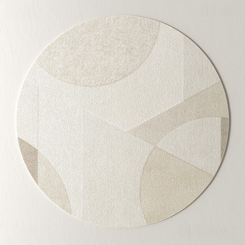 Unique Round Rugs under Coffee Table, Large Modern Round Rugs for Dining Room, Contemporary Modern Rug Ideas for Living Room, Circular Modern Rugs for Bedroom-artworkcanvas