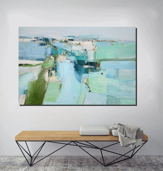 Modern Living Room Wall Art Ideas, Contemporary Canvas Art, Canvas Paintings for Bedroom, Hand Painted Art on Canvas, Original Acrylic Art-artworkcanvas