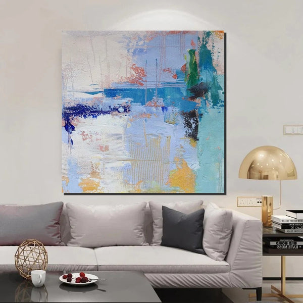 Bedroom Acrylic Painting, Simple Painting Ideas, Contemporary Art Painting, Living Room Wall Painting, Extra Large Canvas Painting, Modern Paintings-artworkcanvas