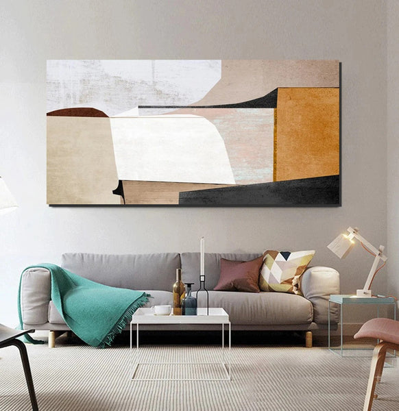 Simple Abstract Art, Original Acrylic Paintings, Hand Painted Canvas Art, Modern Paintings for Bedroom, Modern Living Room Art Ideas, Buy Art Online-artworkcanvas