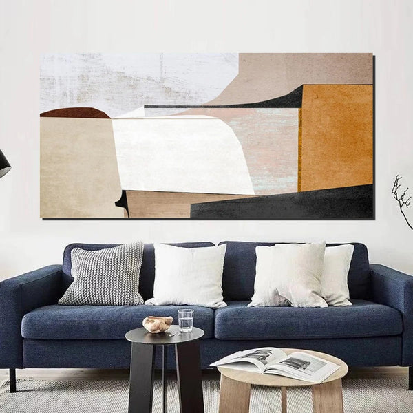 Simple Abstract Art, Original Acrylic Paintings, Hand Painted Canvas Art, Modern Paintings for Bedroom, Modern Living Room Art Ideas, Buy Art Online-artworkcanvas
