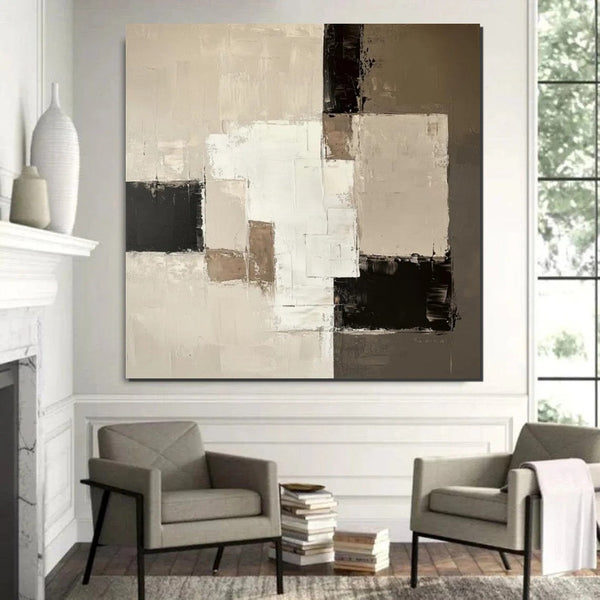 Canvas Painting for Living Room, Contemporary Abstract Artwork, Abstract Painting Ideas for Interior Design, Modern Wall Art Painting-artworkcanvas