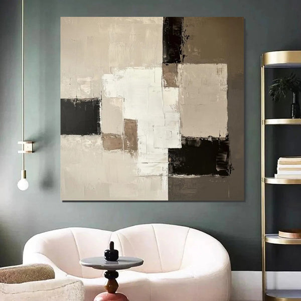 Canvas Painting for Living Room, Contemporary Abstract Artwork, Abstract Painting Ideas for Interior Design, Modern Wall Art Painting-artworkcanvas
