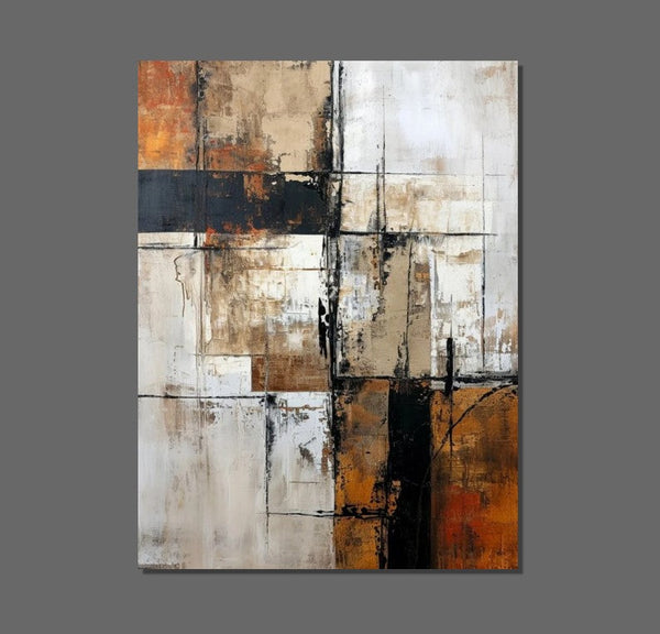 Large Abstract Paintings, Contemporary Acrylic Wall Art Ideas, Modern Canvas Painting, Large Paintings for Living Room, Simple Modern Art-artworkcanvas