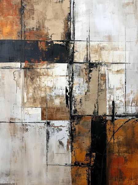 Large Abstract Paintings, Contemporary Acrylic Wall Art Ideas, Modern Canvas Painting, Large Paintings for Living Room, Simple Modern Art-artworkcanvas