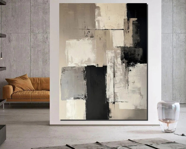 Living Room Wall Painting, Modern Artwork, Large Canvas Painting, Contemporary Wall Painting, Acrylic Painting for Dining Room-artworkcanvas