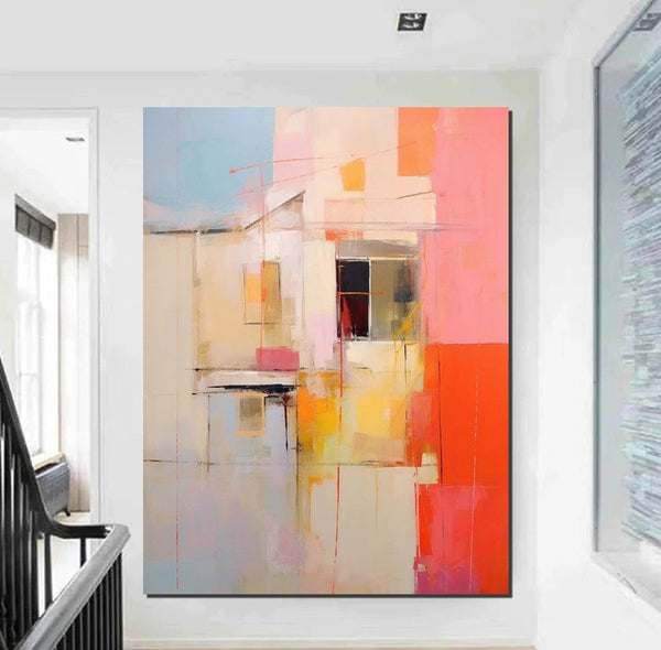 Acrylic Abstract Art, Modern Abstract Acrylic Painting, Living Room Wall Painting, Extra Large Paintings, Large Paintings for Living Room-artworkcanvas