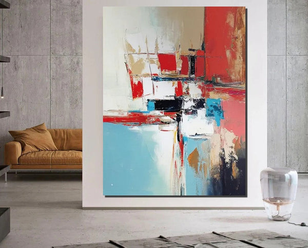 Living Room Abstract Paintings, Impasto Painting, Modern Abstract Painting, Large Acrylic Canvas Paintings, Large Wall Art Ideas-artworkcanvas