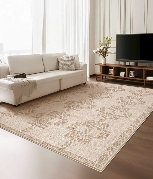 Abstract Modern Rug Ideas for Bedroom, Contemporary Area Rugs for Dining Room, Geometric Modern Rug Placement Ideas for Living Room-artworkcanvas