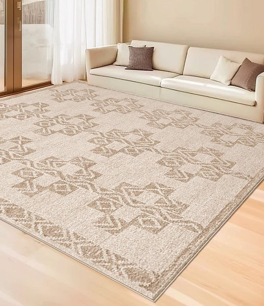 Abstract Modern Rug Ideas for Bedroom, Contemporary Area Rugs for Dining Room, Geometric Modern Rug Placement Ideas for Living Room-artworkcanvas