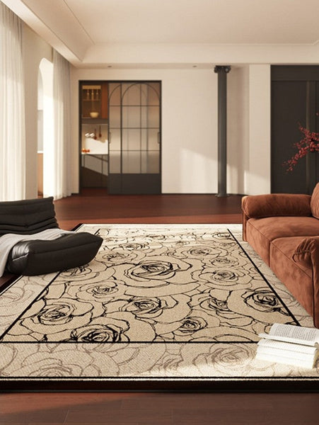 Simple Large Modern Rugs for Living Room, Abstract Modern Rugs for Bedroom, Contemporary Geometric Modern Rugs, Modern Rugs for Dining Room-artworkcanvas