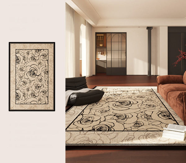 Simple Large Modern Rugs for Living Room, Abstract Modern Rugs for Bedroom, Contemporary Geometric Modern Rugs, Modern Rugs for Dining Room-artworkcanvas