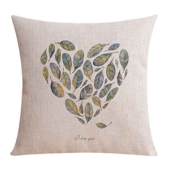 Throw Pillows for Couch, Simple Decorative Pillow Covers, Decorative Sofa Pillows for Children's Room, Love Birds Decorative Throw Pillows-artworkcanvas