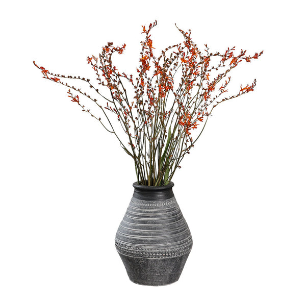 Natural Decorations, Flower Arrangement, Handmade Artificial Flower, Dried Fire Orchid Bouquet, Natural Dried Flowers-artworkcanvas