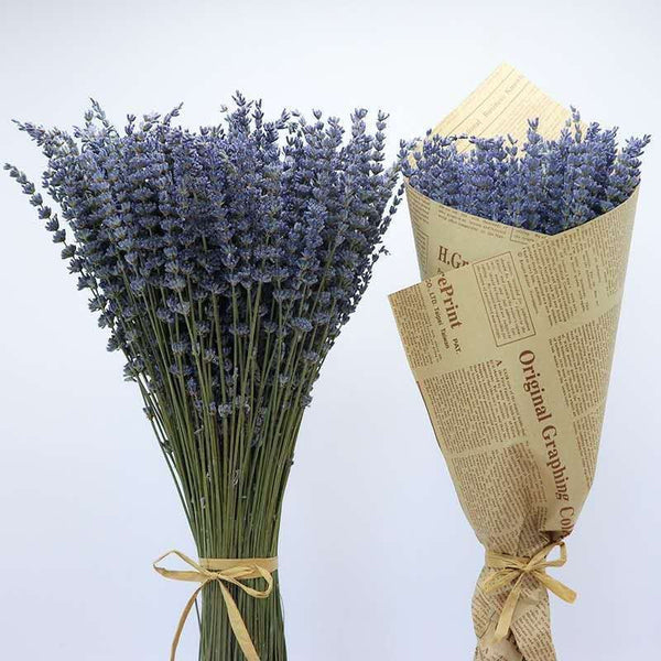 Flower Arrangements, Natural Dried Lavender Flower Bouquet, Natural Dried Lavender Flowers, A Bunch of Dried Lavender Flowers, Handmade Artificial Flowers for Home Decor-artworkcanvas