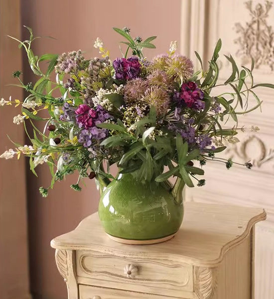 Beautiful Flower Arrangement Ideas for Interior Design, Large Bunch of Flowers for Bedroom, Faux Silk Floral Table Centerpiece, Artificial Floral for Living Room-artworkcanvas