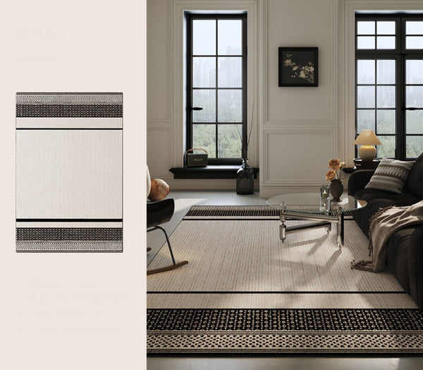 Bedroom Modern Rugs, Large Modern Rugs for Living Room, Dining Room Geometric Area Rugs, Contemporary Modern Rugs for Office-artworkcanvas