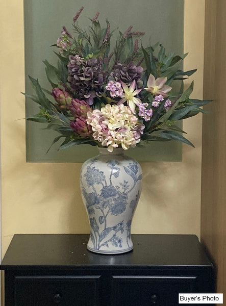 Amazing Flower Arrangement Ideas for Interior Design, Large Bunch of Flowers Arrangement, Faux Silk Floral Table Centerpiece, Modern Artificial Floral for Living Room-artworkcanvas