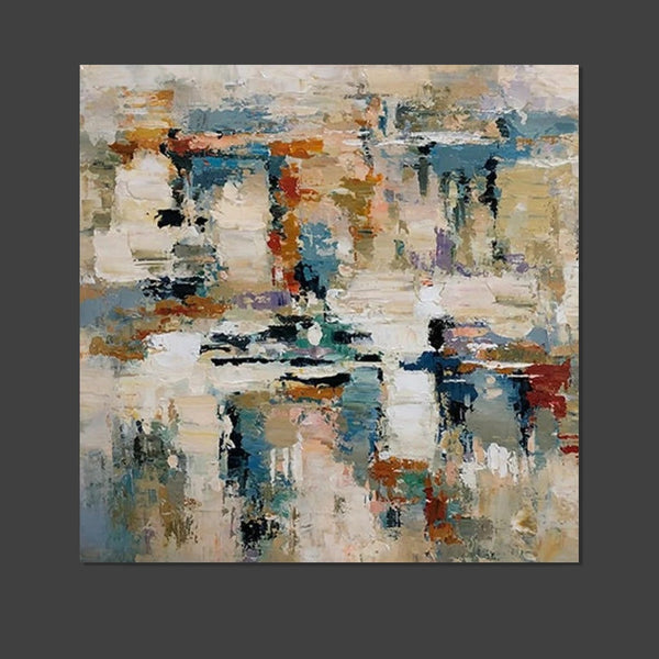 Hand Painted Abstract Painting, Extra Large Abstract Paintings on Canvas, Bedroom Wall Art Ideas, Simple Painting Ideas for Bedroom-artworkcanvas