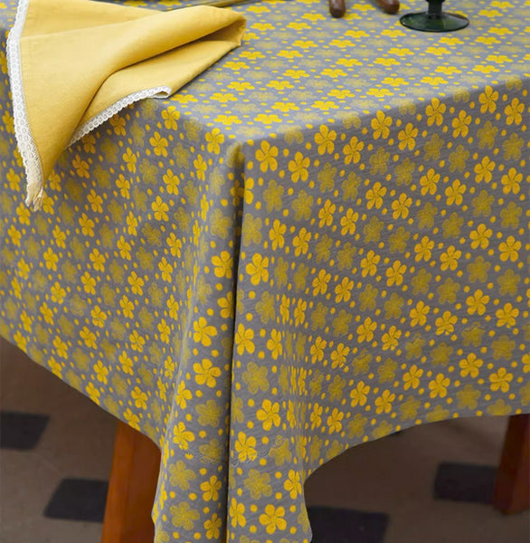Rustic Table Covers for Kitchen, Large Rectangle Tablecloth for Dining Room Table, Country Farmhouse Tablecloth, Square Tablecloth for Round Table-artworkcanvas