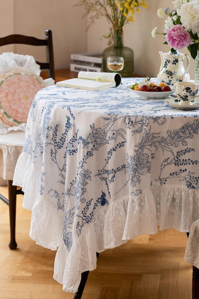 Wild Bee embroidery Tablecloth for Home Decoration, Rectangle Tablecloth for Dining Room Table, Square Tablecloth for Round Table-artworkcanvas