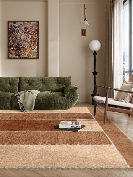 Abstract Modern Carpets for Living Room, Modern Rugs for Dining Room, Contemporary Rugs for Bedroom, Mid Century Modern Rugs Next to Bed-artworkcanvas