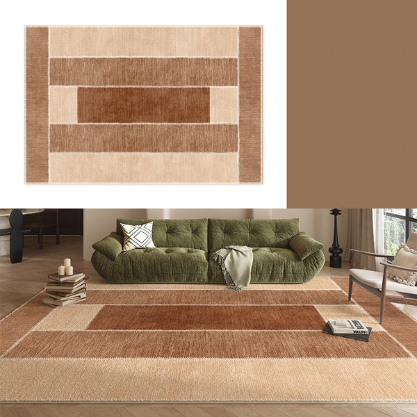 Abstract Modern Carpets for Living Room, Modern Rugs for Dining Room, Contemporary Rugs for Bedroom, Mid Century Modern Rugs Next to Bed-artworkcanvas