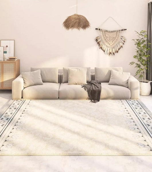 Abstract Contemporary Rug Ideas for Living Room, Hallway Modern Runner Rugs, Modern Runner Rugs Next to Bed, Extra Large Modern Rugs for Dining Room-artworkcanvas