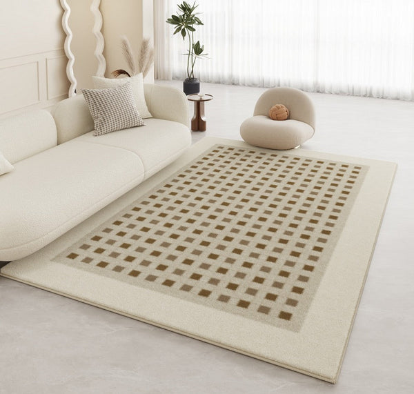 Thick Large Modern Rugs for Living Room, Abstract Modern Rugs for Bedroom, Modern Rugs for Dining Room, Contemporary Geometric Modern Rugs-artworkcanvas