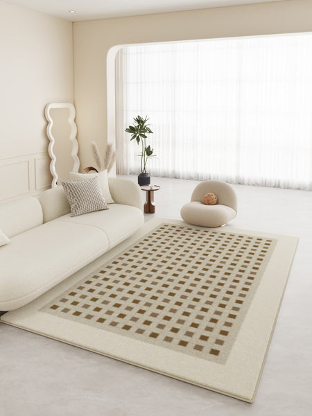 Thick Large Modern Rugs for Living Room, Abstract Modern Rugs for Bedroom, Modern Rugs for Dining Room, Contemporary Geometric Modern Rugs-artworkcanvas