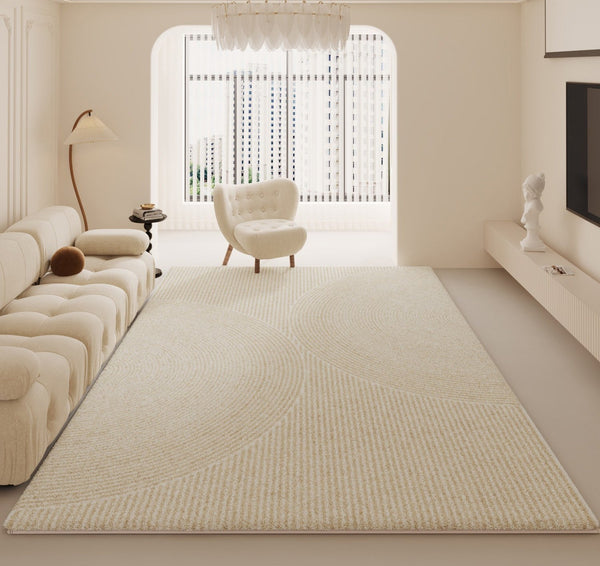 Thick Modern Rugs for Sale, Soft Modern Rug for Bedroom, Modern Rugs for Living Room, Geometric Contemporary Rugs for Dining Room-artworkcanvas