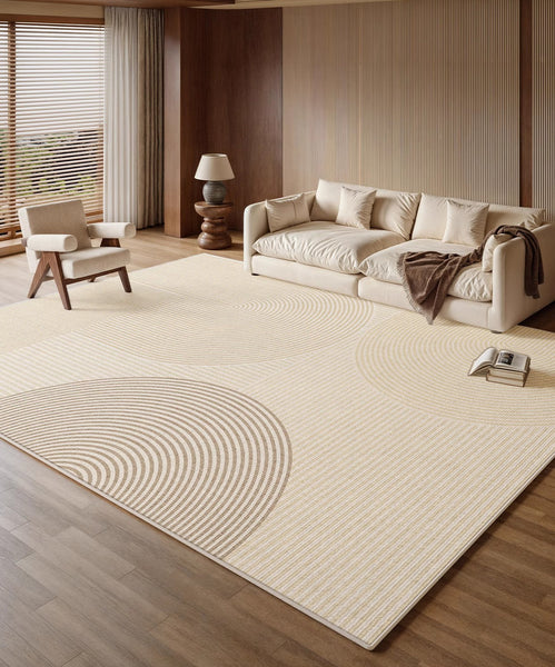 Bedroom Floor Rugs, Geometric Contemporary Rugs for Dining Room, Extra Large Modern Rugs for Living Room, Oversized Modern Rug for Living Room-artworkcanvas