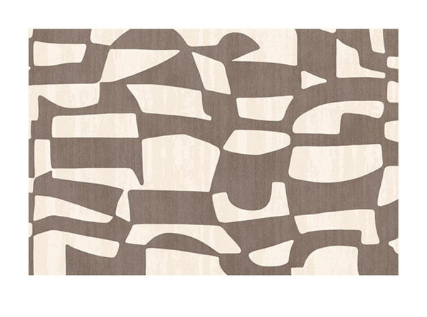 Abstract Contemporary Rugs for Bedroom, Modern Rugs under Sofa, Dining Room Floor Rugs, Modern Rug Ideas for Living Room-artworkcanvas