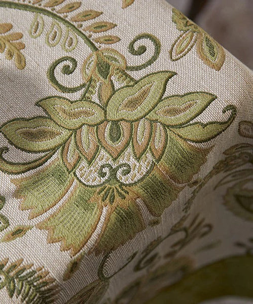 Table Cover for Dining Room Table, Flower Pattern Linen Tablecloth for Round Table, Modern Kitchen Table Cover, Simple Modern Rectangle Tablecloth Ideas for Oval Table-artworkcanvas