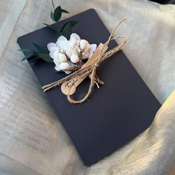 Birthday Greeting Card, Unique Anniversary Greeting Card, Creative Beautiful Valentine's Day Greeting Card, Wedding Greeting Card, Original Handmade Dried Flower Greeting Cards-artworkcanvas