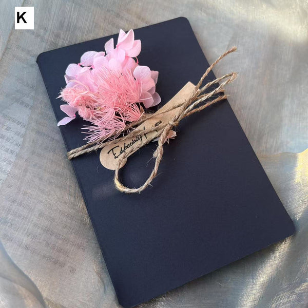 Unique Anniversary Greeting Card, Creative Birthday Greeting Card, Beautiful Valentine's Day Greeting Card, Wedding Greeting Card, Original Handmade Dried Flower Greeting Cards-artworkcanvas