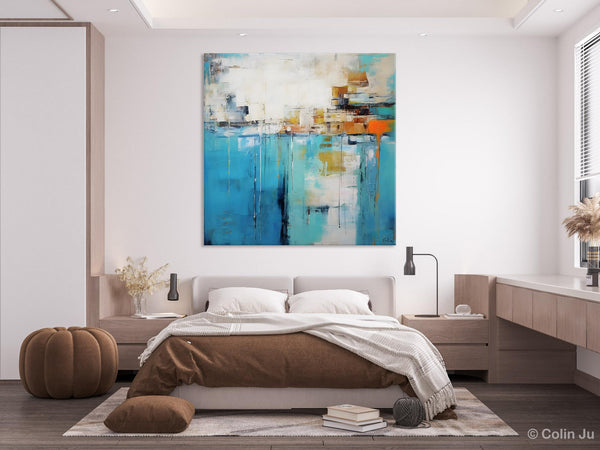 Abstract Painting on Canvas, Original Abstract Wall Art for Sale, Contemporary Acrylic Paintings, Extra Large Canvas Painting for Bedroom-artworkcanvas