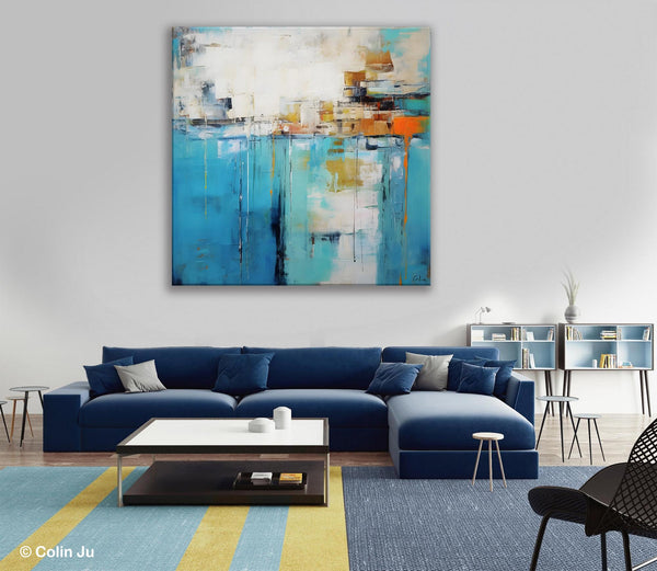 Abstract Painting on Canvas, Original Abstract Wall Art for Sale, Contemporary Acrylic Paintings, Extra Large Canvas Painting for Bedroom-artworkcanvas