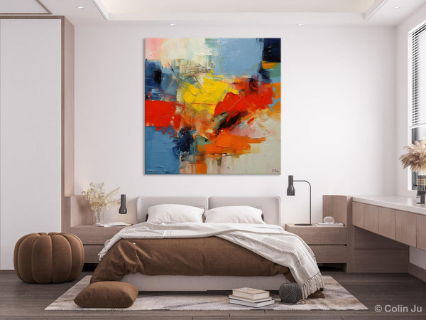 Abstract Canvas Art for Living Room, Extra Large Abstract Paintings for Dining Room, Original Modern Acrylic Art, Modern Canvas Paintings-artworkcanvas