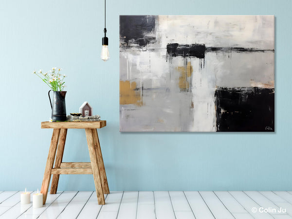 Contemporary Acrylic Paintings, Extra Large Painting on Canvas, Large Original Abstract Wall Art, Large Canvas Paintings for Bedroom-artworkcanvas