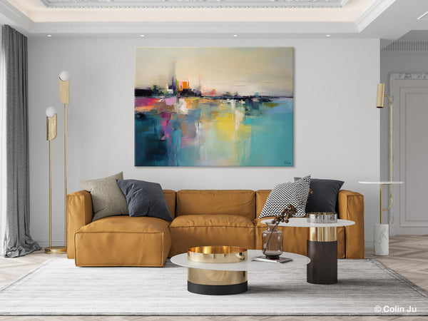 Acrylic Painting on Canvas, Original Landscape Paintings, Landscape Canvas Paintings for Living Room, Extra Large Modern Wall Art Paintings-artworkcanvas