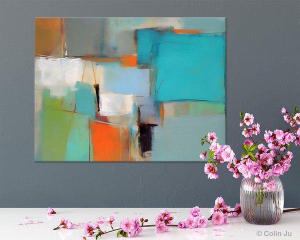 Simple Abstract Art, Large Wall Art Painting for Bedroom, Contemporary Acrylic Painting on Canvas, Original Canvas Art, Modern Wall Paintings-artworkcanvas