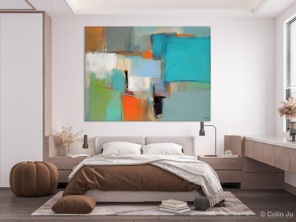 Simple Abstract Art, Large Wall Art Painting for Bedroom, Contemporary Acrylic Painting on Canvas, Original Canvas Art, Modern Wall Paintings-artworkcanvas