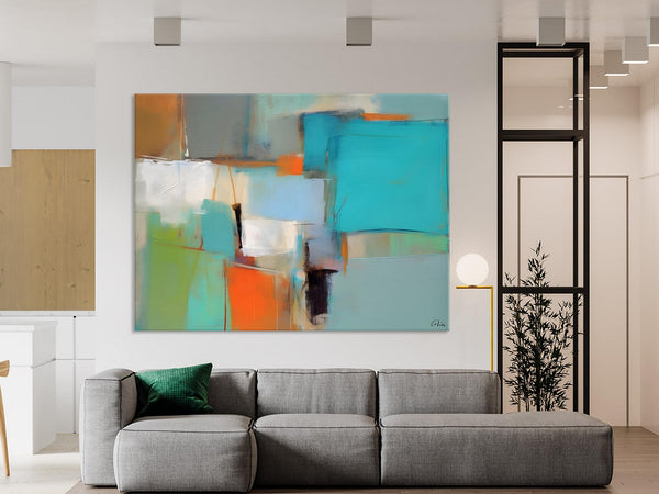 Simple Abstract Art, Large Wall Art Painting for Bedroom, Contemporary Acrylic Painting on Canvas, Original Canvas Art, Modern Wall Paintings-artworkcanvas