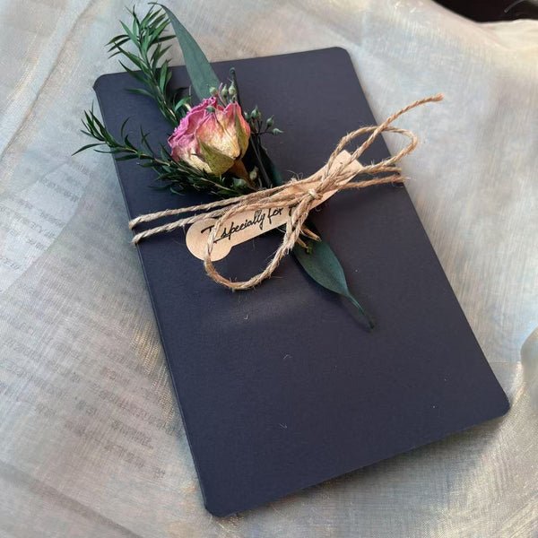 Unique Anniversary Greeting Card, Creative Birthday Greeting Card, Beautiful Valentine's Day Greeting Card, Wedding Greeting Card, Original Handmade Dried Flower Greeting Cards-artworkcanvas