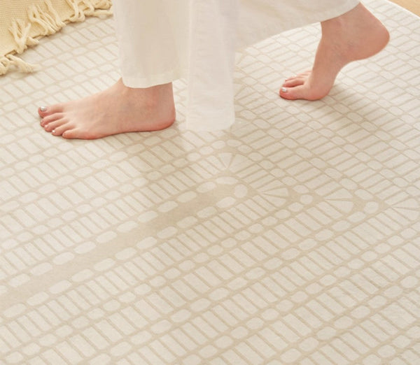 Bedroom Modern Floor Rugs, Modern Area Rug for Living Room, Large Area Rugs for Office, Mid Century Contemporary Rugs under Sofa-artworkcanvas