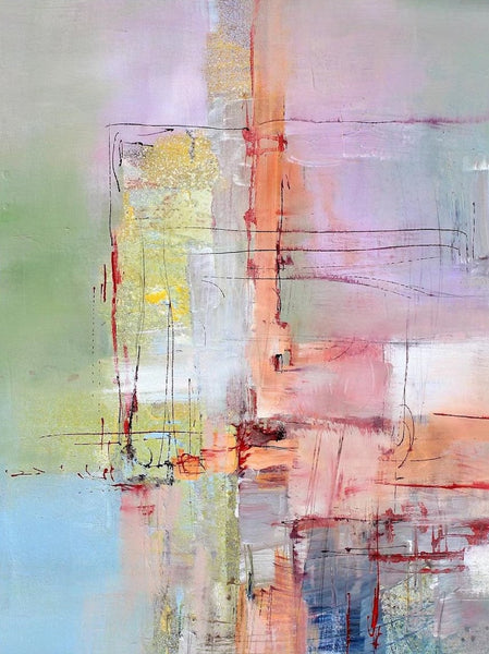 Abstract Acrylic Paintings for Living Room, Buy Paintings Online, Contemporary Canvas Wall Art, Modern Contemporary Artwork-artworkcanvas