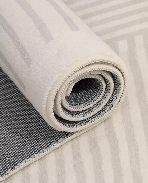 Simple Contemporary Modern Rugs, Modern Rugs for Dining Room, Modern Rugs for Living Room, Abstract Contemporary Rugs Next to Bed-artworkcanvas