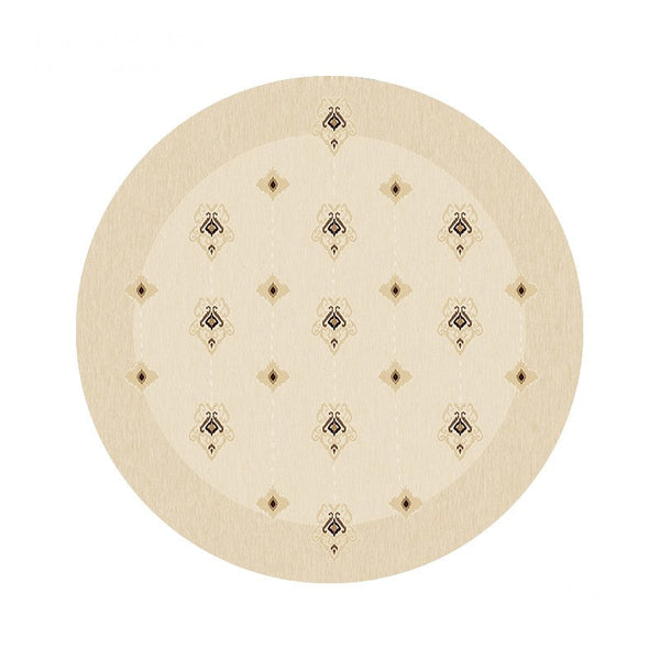 Bedroom Modern Round Rugs, Modern Rug Ideas for Living Room, Dining Room Contemporary Round Rugs, Circular Modern Rugs under Chairs-artworkcanvas